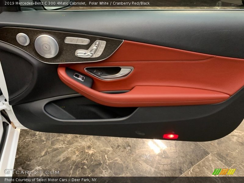 Polar White / Cranberry Red/Black 2019 Mercedes-Benz C 300 4Matic Cabriolet