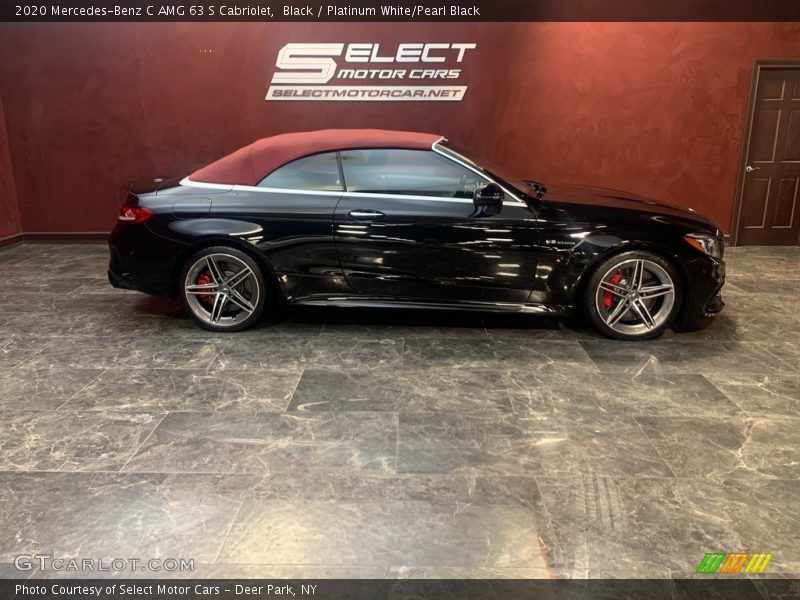 Black / Platinum White/Pearl Black 2020 Mercedes-Benz C AMG 63 S Cabriolet
