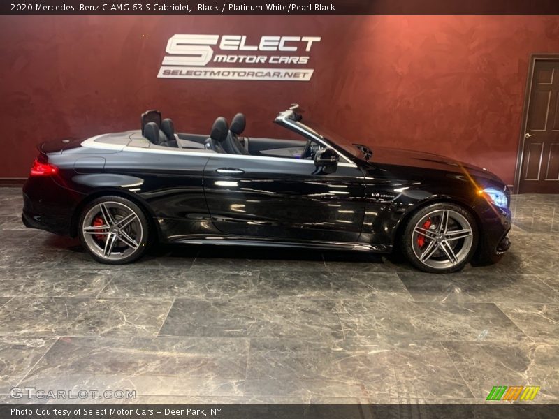 Black / Platinum White/Pearl Black 2020 Mercedes-Benz C AMG 63 S Cabriolet