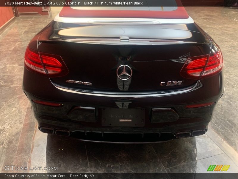 Black / Platinum White/Pearl Black 2020 Mercedes-Benz C AMG 63 S Cabriolet