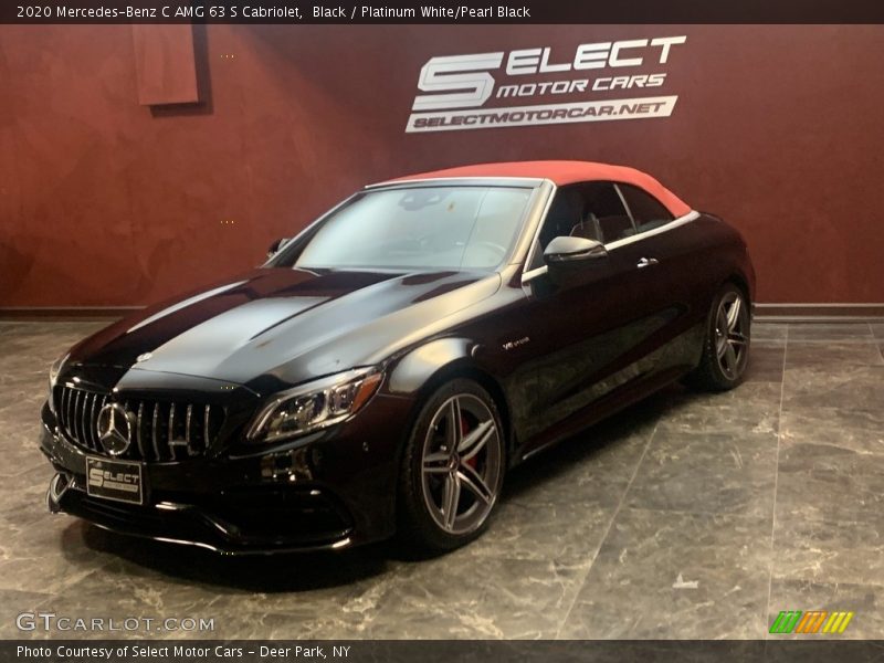 Black / Platinum White/Pearl Black 2020 Mercedes-Benz C AMG 63 S Cabriolet
