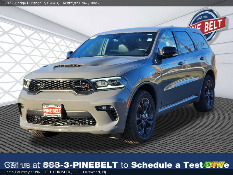Destroyer Gray / Black 2022 Dodge Durango R/T AWD