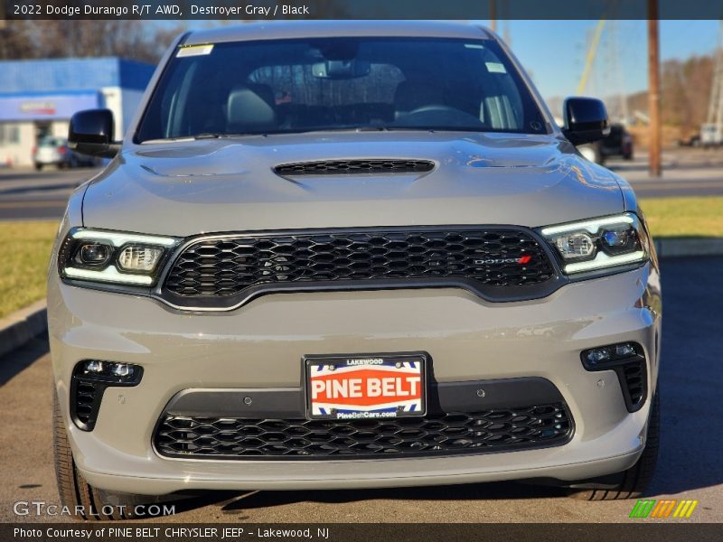 Destroyer Gray / Black 2022 Dodge Durango R/T AWD