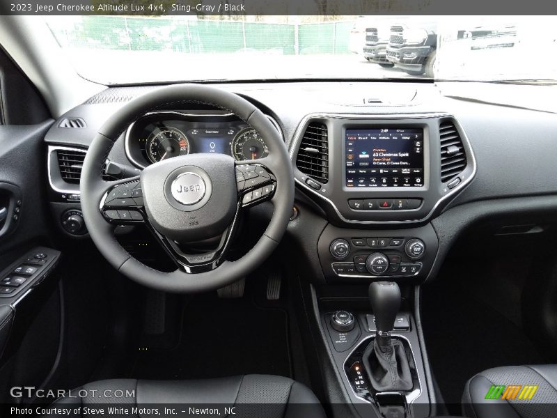 Dashboard of 2023 Cherokee Altitude Lux 4x4