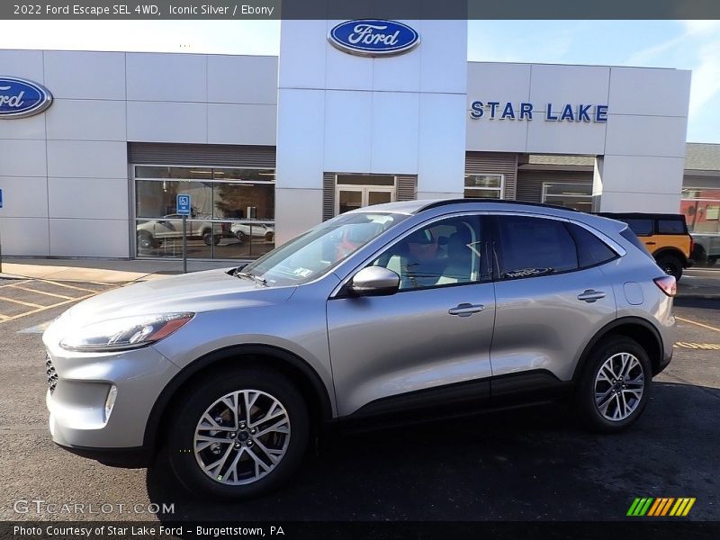 Iconic Silver / Ebony 2022 Ford Escape SEL 4WD