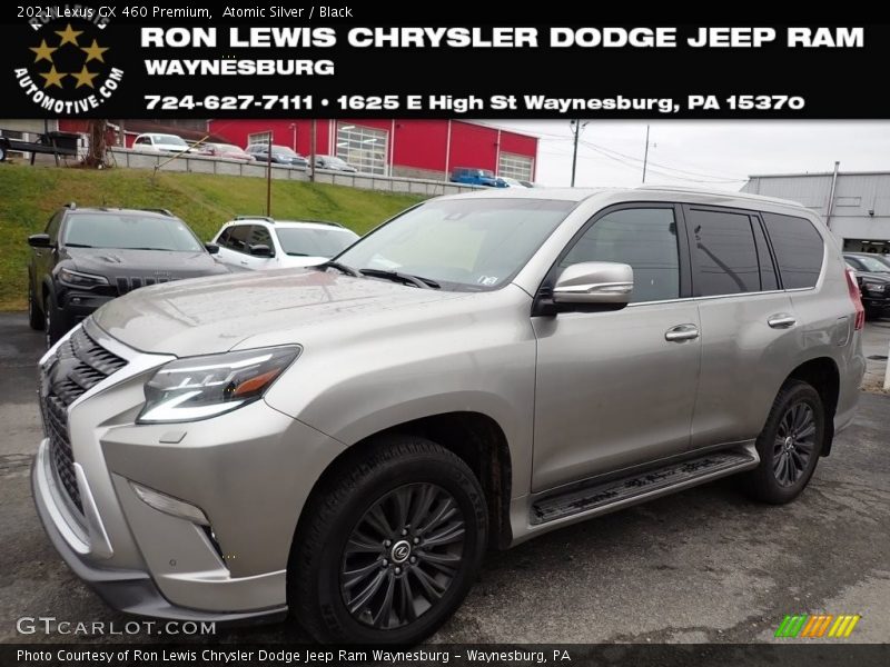 Atomic Silver / Black 2021 Lexus GX 460 Premium