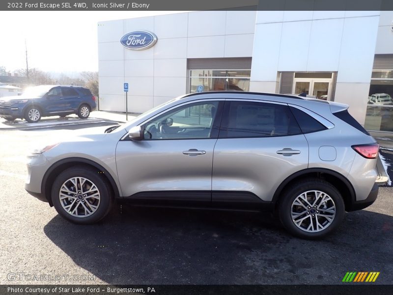 Iconic Silver / Ebony 2022 Ford Escape SEL 4WD