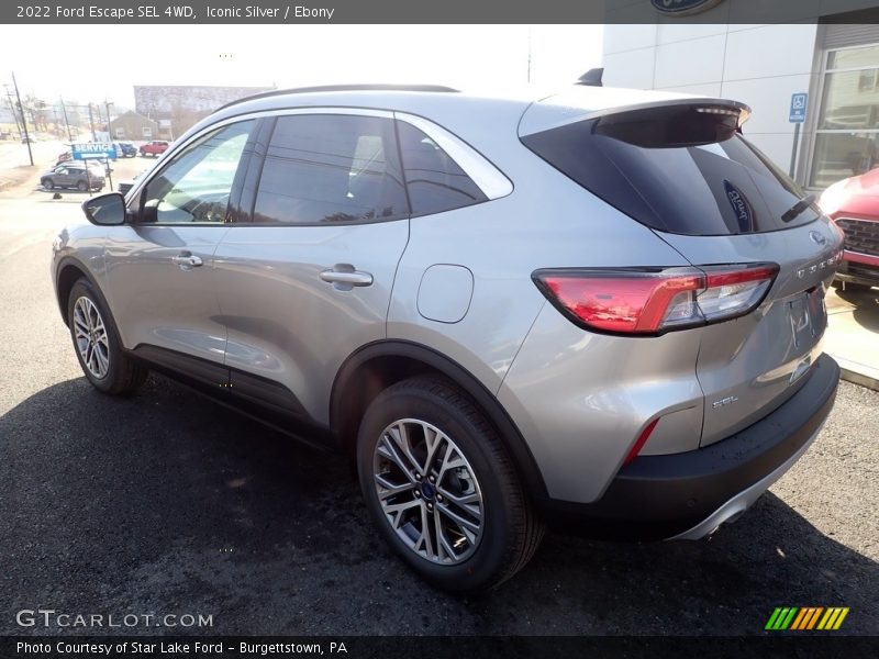 Iconic Silver / Ebony 2022 Ford Escape SEL 4WD