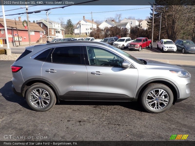 Iconic Silver / Ebony 2022 Ford Escape SEL 4WD