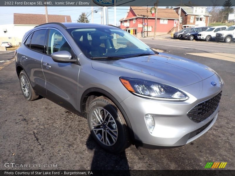 Iconic Silver / Ebony 2022 Ford Escape SEL 4WD