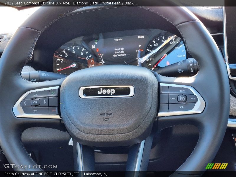 Diamond Black Crystal Pearl / Black 2022 Jeep Compass Latitude Lux 4x4