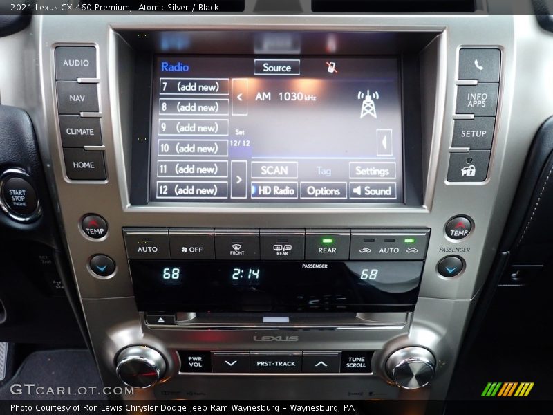 Controls of 2021 GX 460 Premium