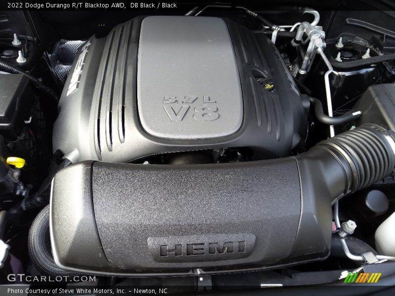  2022 Durango R/T Blacktop AWD Engine - 5.7 Liter HEMI OHV 16-Valve VVT V8