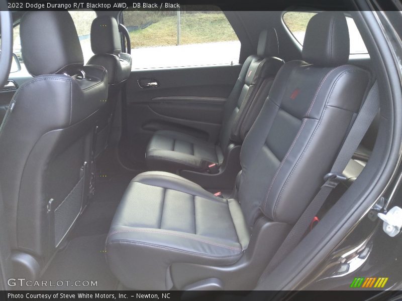 Rear Seat of 2022 Durango R/T Blacktop AWD