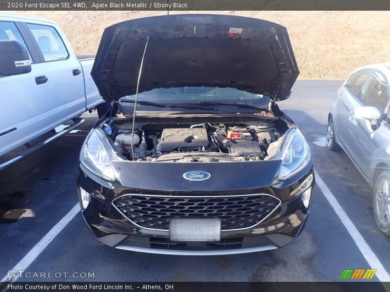 Agate Black Metallic / Ebony Black 2020 Ford Escape SEL 4WD