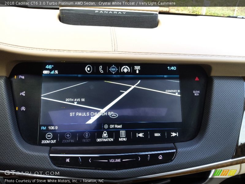 Controls of 2018 CT6 3.0 Turbo Platinum AWD Sedan