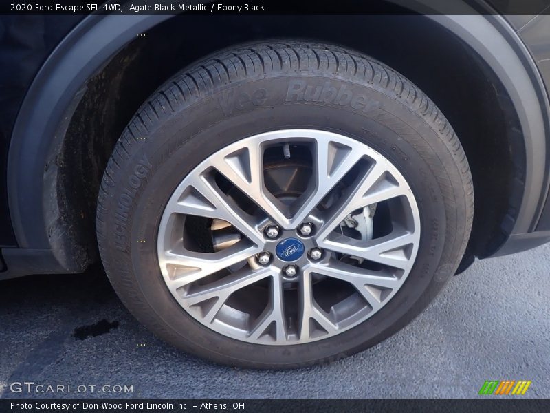 Agate Black Metallic / Ebony Black 2020 Ford Escape SEL 4WD