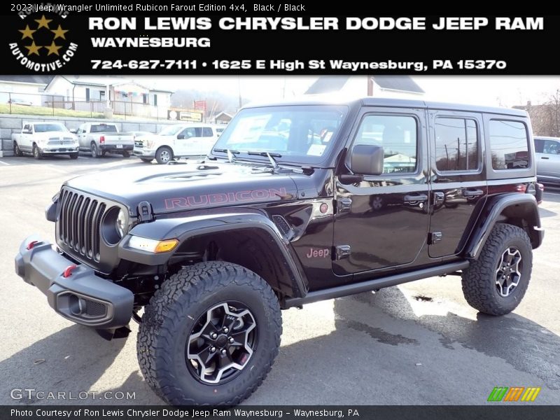 Black / Black 2023 Jeep Wrangler Unlimited Rubicon Farout Edition 4x4