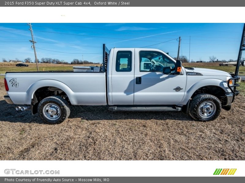Oxford White / Steel 2015 Ford F350 Super Duty XLT Super Cab 4x4