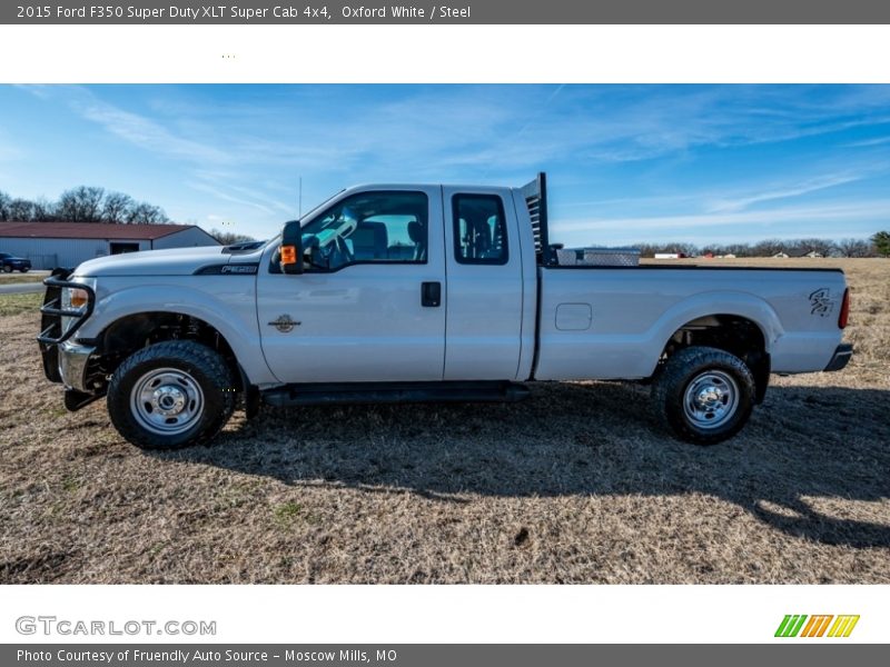 Oxford White / Steel 2015 Ford F350 Super Duty XLT Super Cab 4x4
