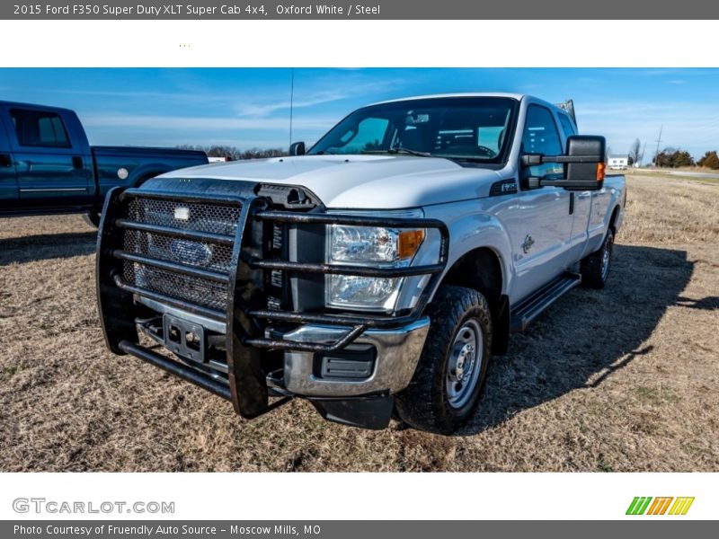 Oxford White / Steel 2015 Ford F350 Super Duty XLT Super Cab 4x4