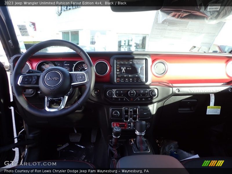 Dashboard of 2023 Wrangler Unlimited Rubicon Farout Edition 4x4