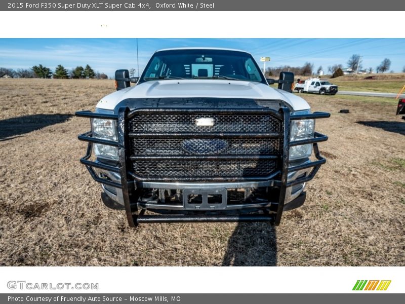 Oxford White / Steel 2015 Ford F350 Super Duty XLT Super Cab 4x4