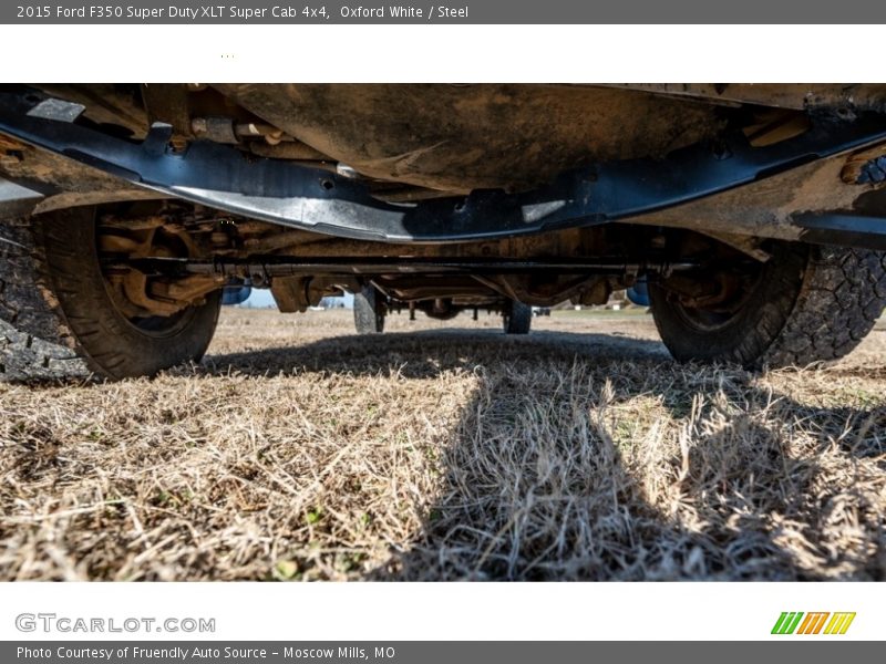 Oxford White / Steel 2015 Ford F350 Super Duty XLT Super Cab 4x4