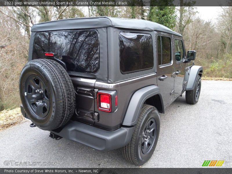 Granite Crystal Metallic / Black 2023 Jeep Wrangler Unlimited Sport 4x4