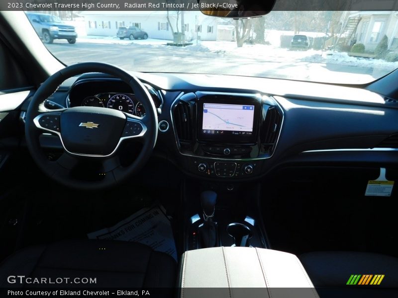 Radiant Red Tintcoat / Jet Black/­Clove 2023 Chevrolet Traverse High Country