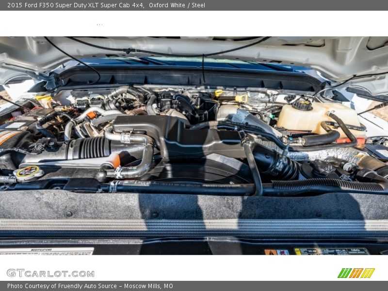 Oxford White / Steel 2015 Ford F350 Super Duty XLT Super Cab 4x4