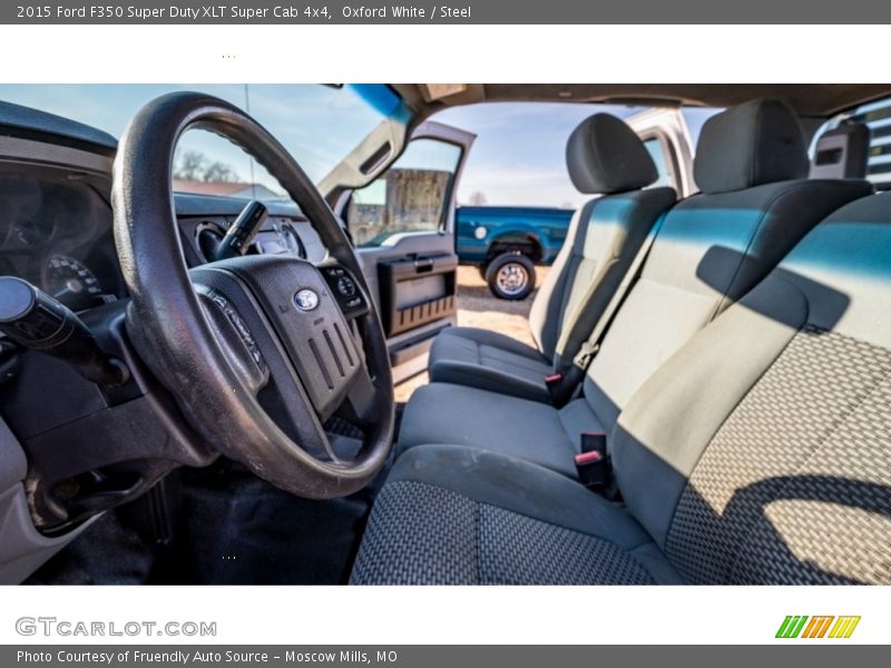 Oxford White / Steel 2015 Ford F350 Super Duty XLT Super Cab 4x4