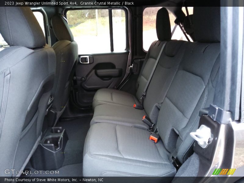 Rear Seat of 2023 Wrangler Unlimited Sport 4x4