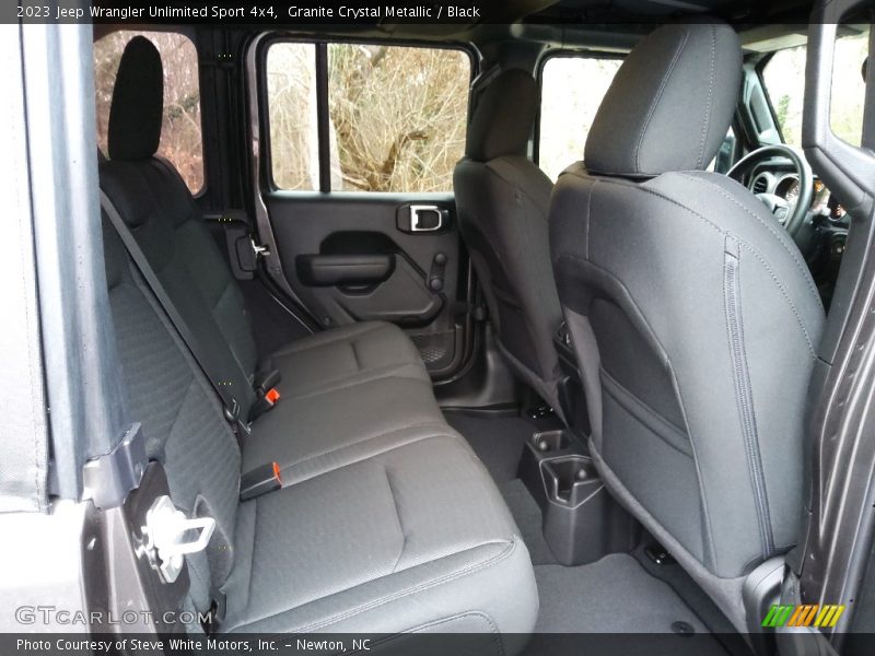 Rear Seat of 2023 Wrangler Unlimited Sport 4x4