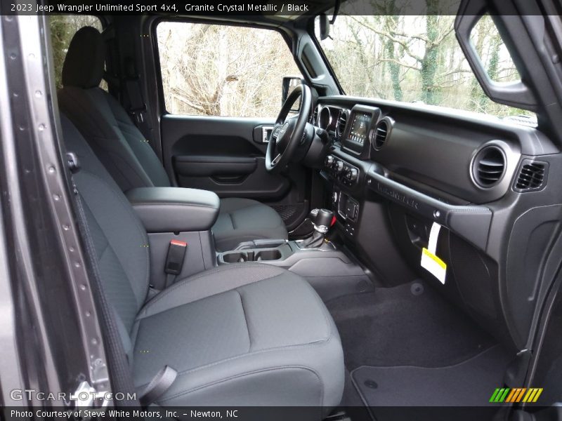 Front Seat of 2023 Wrangler Unlimited Sport 4x4