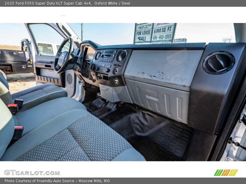 Oxford White / Steel 2015 Ford F350 Super Duty XLT Super Cab 4x4