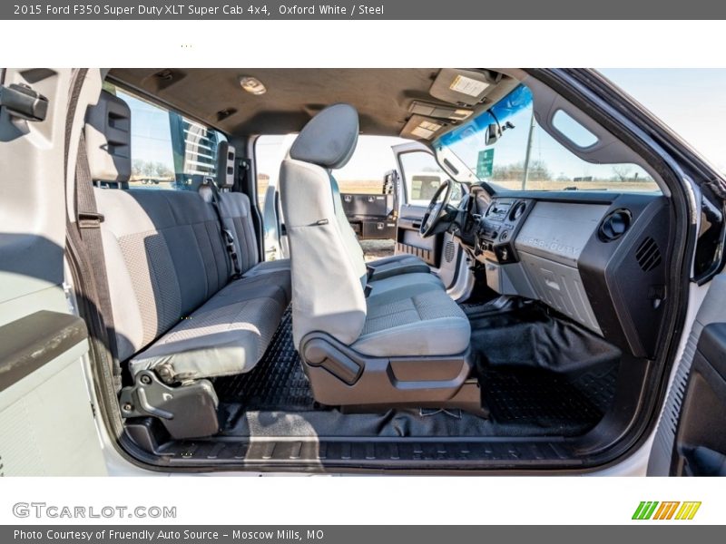 Oxford White / Steel 2015 Ford F350 Super Duty XLT Super Cab 4x4