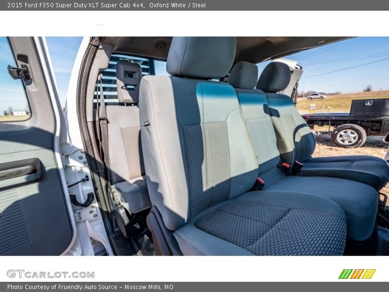 Oxford White / Steel 2015 Ford F350 Super Duty XLT Super Cab 4x4