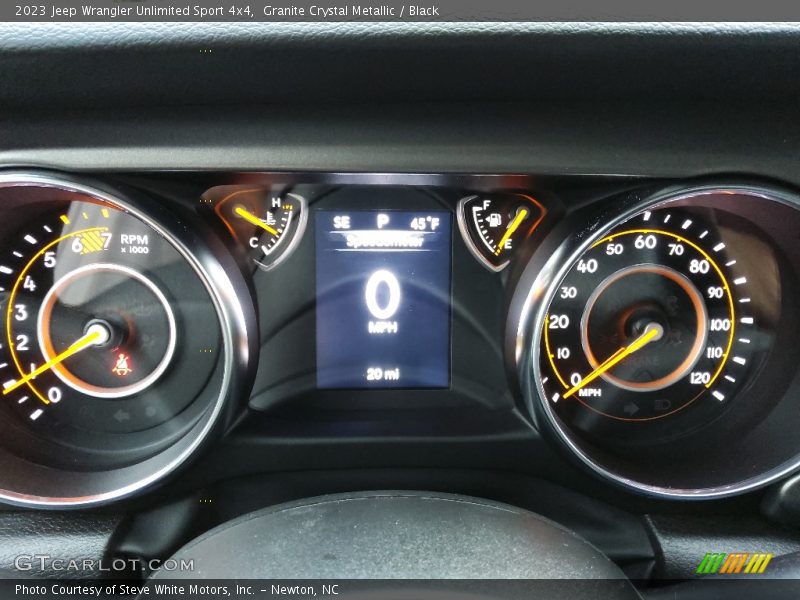  2023 Wrangler Unlimited Sport 4x4 Sport 4x4 Gauges