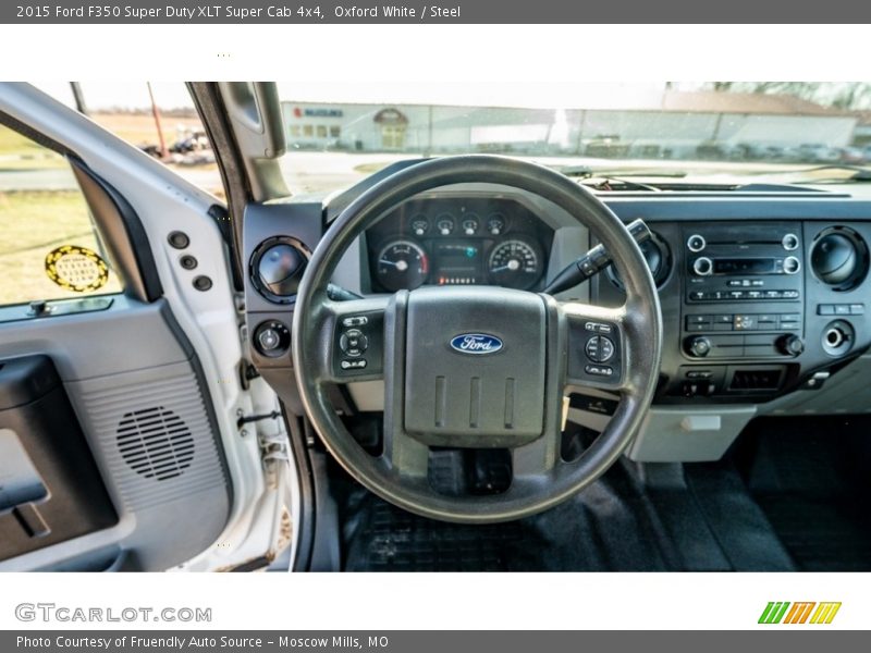 Oxford White / Steel 2015 Ford F350 Super Duty XLT Super Cab 4x4