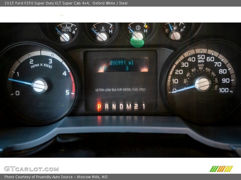 Oxford White / Steel 2015 Ford F350 Super Duty XLT Super Cab 4x4
