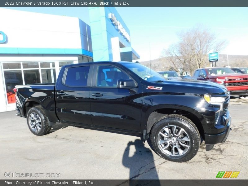 Black / Jet Black 2023 Chevrolet Silverado 1500 RST Crew Cab 4x4
