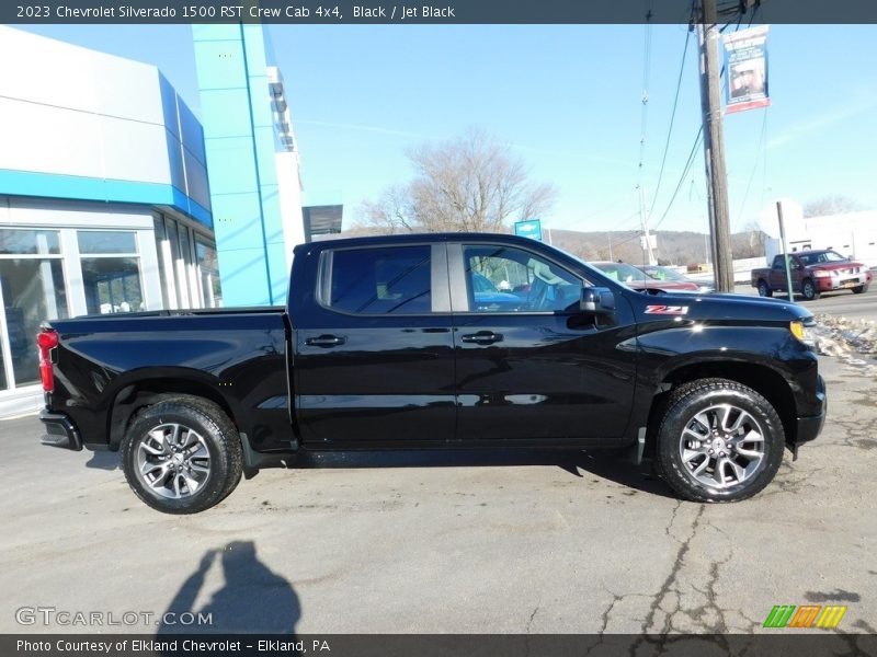 Black / Jet Black 2023 Chevrolet Silverado 1500 RST Crew Cab 4x4