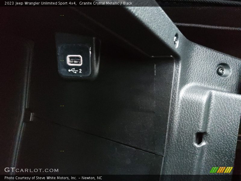 Granite Crystal Metallic / Black 2023 Jeep Wrangler Unlimited Sport 4x4