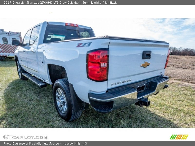 Summit White / Jet Black 2017 Chevrolet Silverado 2500HD LTZ Crew Cab 4x4