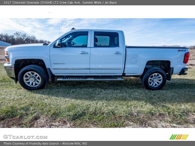 Summit White / Jet Black 2017 Chevrolet Silverado 2500HD LTZ Crew Cab 4x4