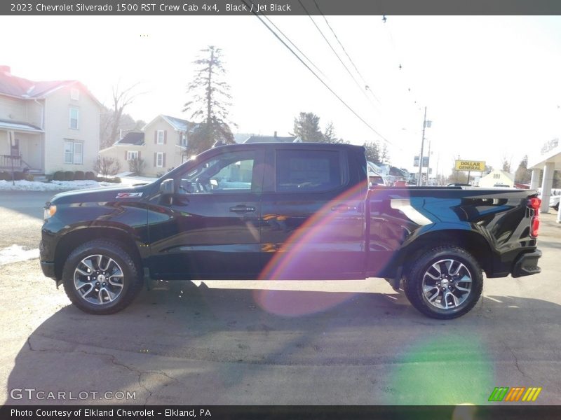 Black / Jet Black 2023 Chevrolet Silverado 1500 RST Crew Cab 4x4