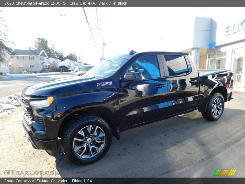 Black / Jet Black 2023 Chevrolet Silverado 1500 RST Crew Cab 4x4