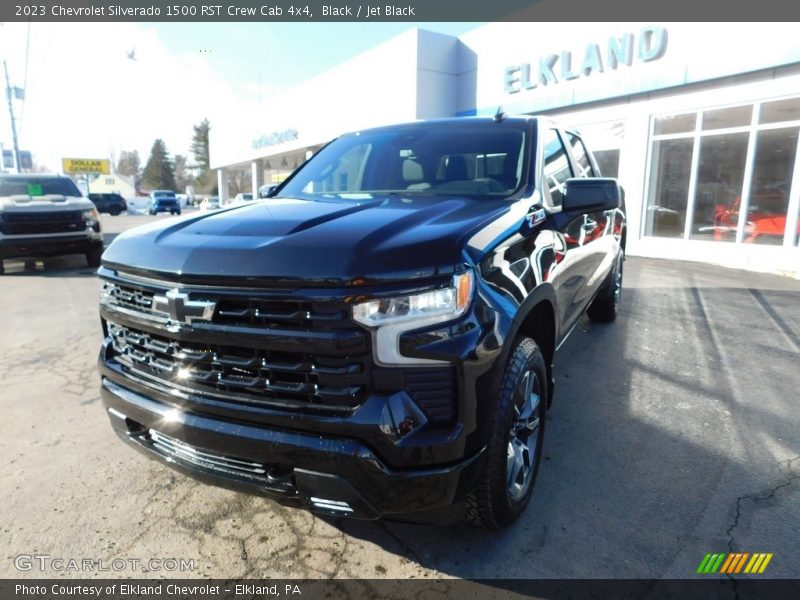 Black / Jet Black 2023 Chevrolet Silverado 1500 RST Crew Cab 4x4