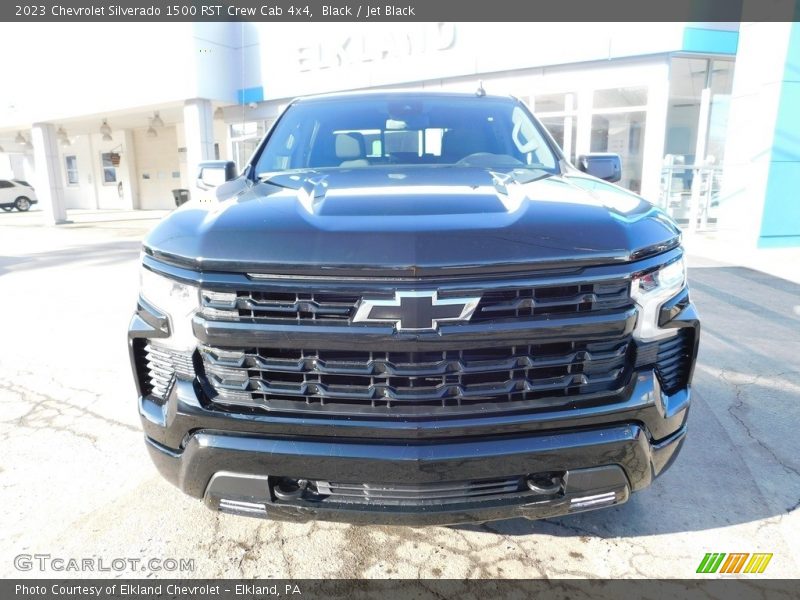 Black / Jet Black 2023 Chevrolet Silverado 1500 RST Crew Cab 4x4